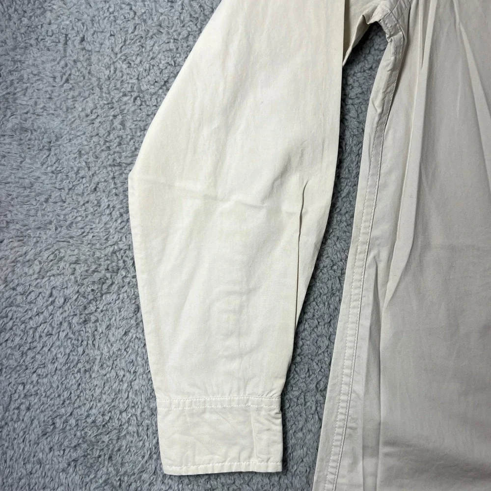 Polo Ralph Lauren Women's Cream Button-Front Shirt Dress - Picture 13 of 16